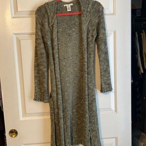 Vertigo long hooded sweater